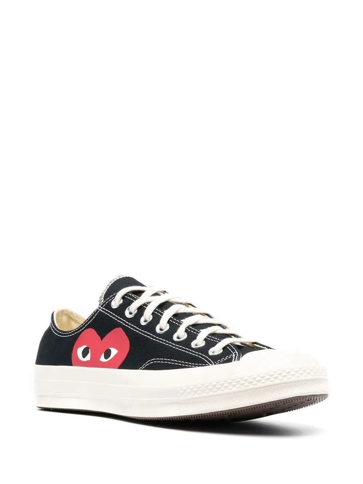 Comme Des Gar ns Play X Converse Cuck 70 Heart-Print Canvas Sneakers