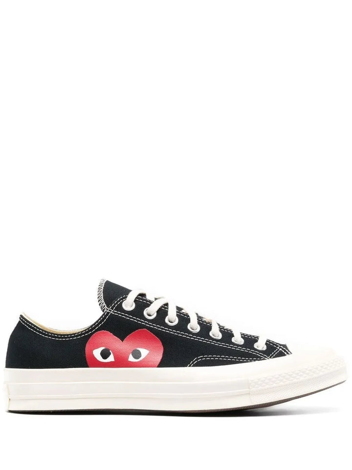 Comme Des Gar ns Play X Converse Cuck 70 Heart-Print Canvas Sneakers