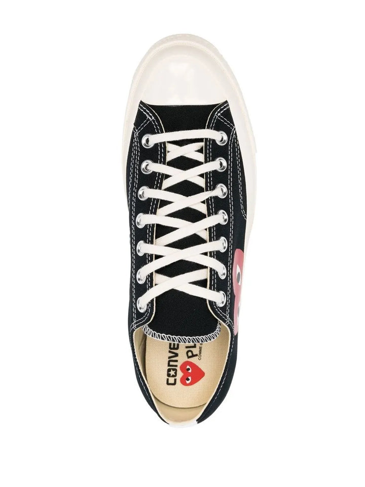 Comme Des Gar ns Play X Converse Cuck 70 Heart-Print Canvas Sneakers