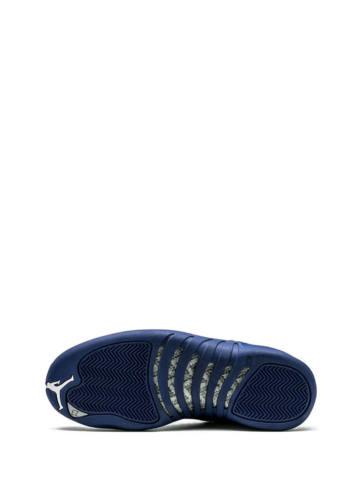Air Jordan 12 Retro Deep Royal Suede Sneakers