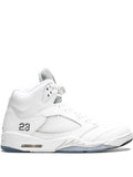 Air Jordan 5 Retro Metallic Silver Sneakers