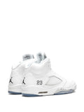 Air Jordan 5 Retro Metallic Silver Sneakers