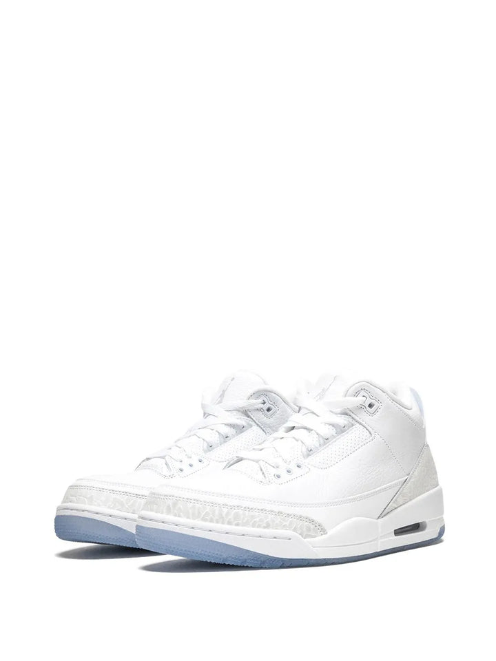 Air Jordan 3 Retro Pure White Sneakers