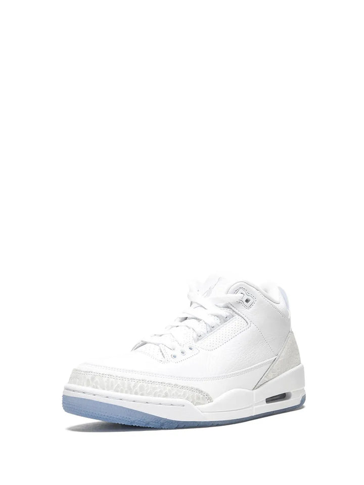 Air Jordan 3 Retro Pure White Sneakers