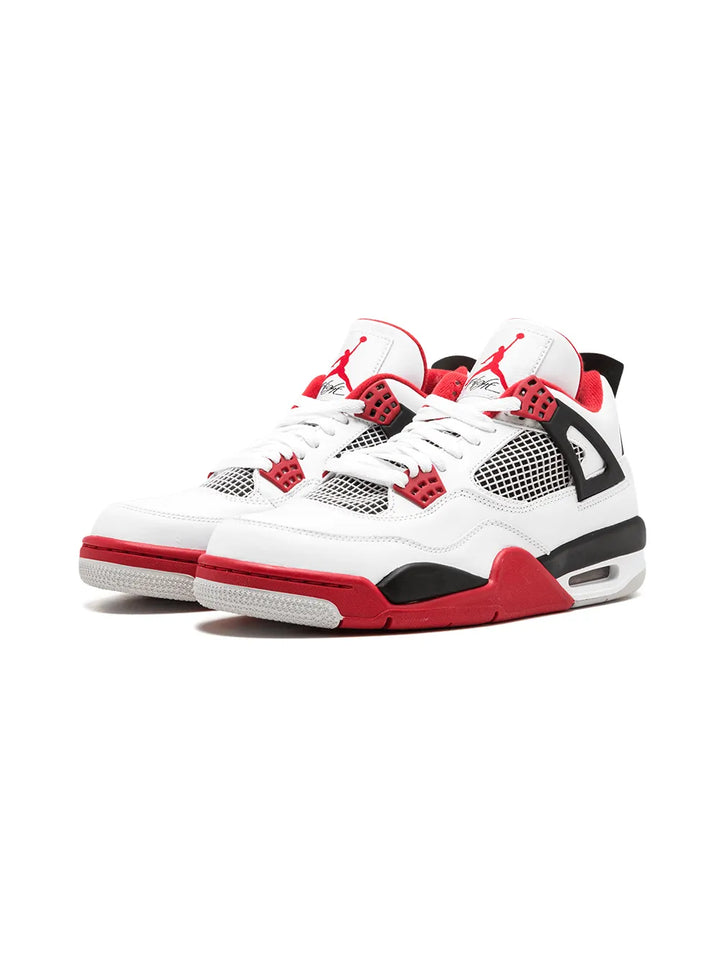 Air Jordan 4 Retro Fire Red Sneakers