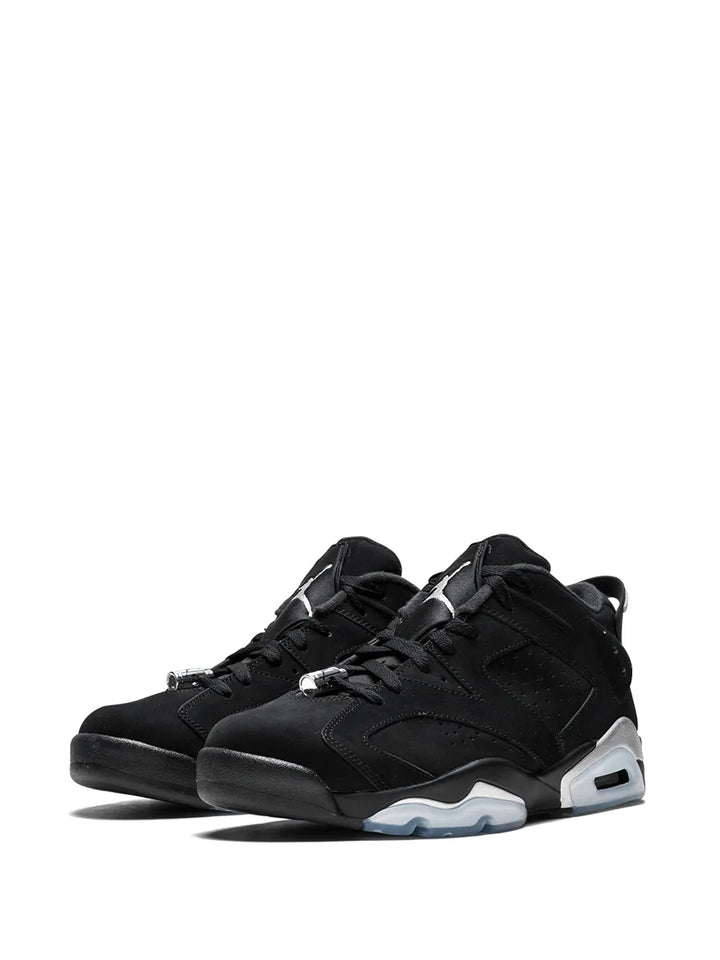 Air Jordan 6 Retro Low Metallic Silver Sneakers