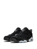 Air Jordan 6 Retro Low Metallic Silver Sneakers