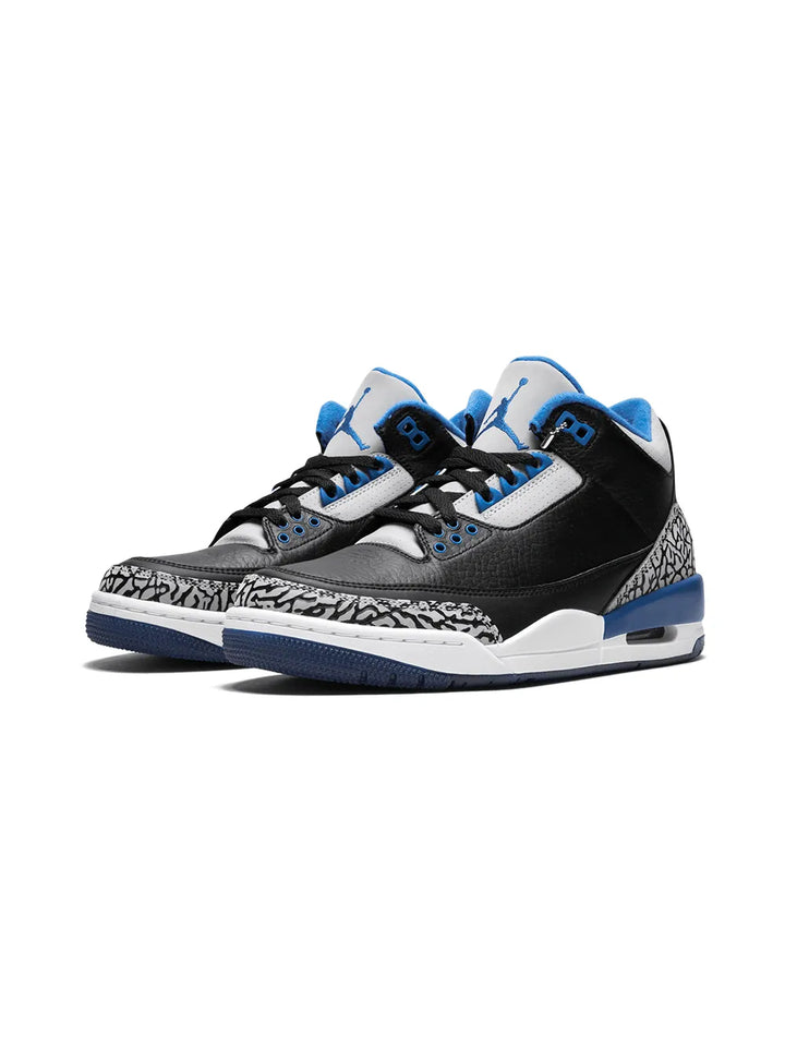 Air Jordan 3 Retro Sport Blue Sneakers