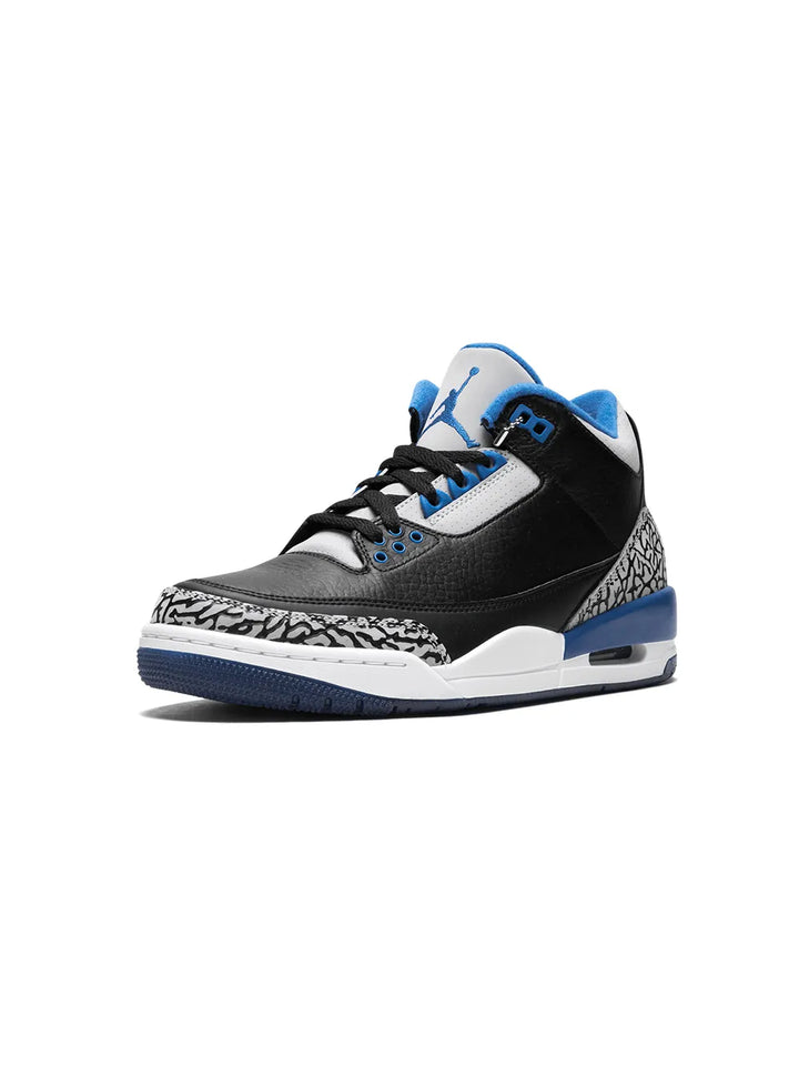 Air Jordan 3 Retro Sport Blue Sneakers