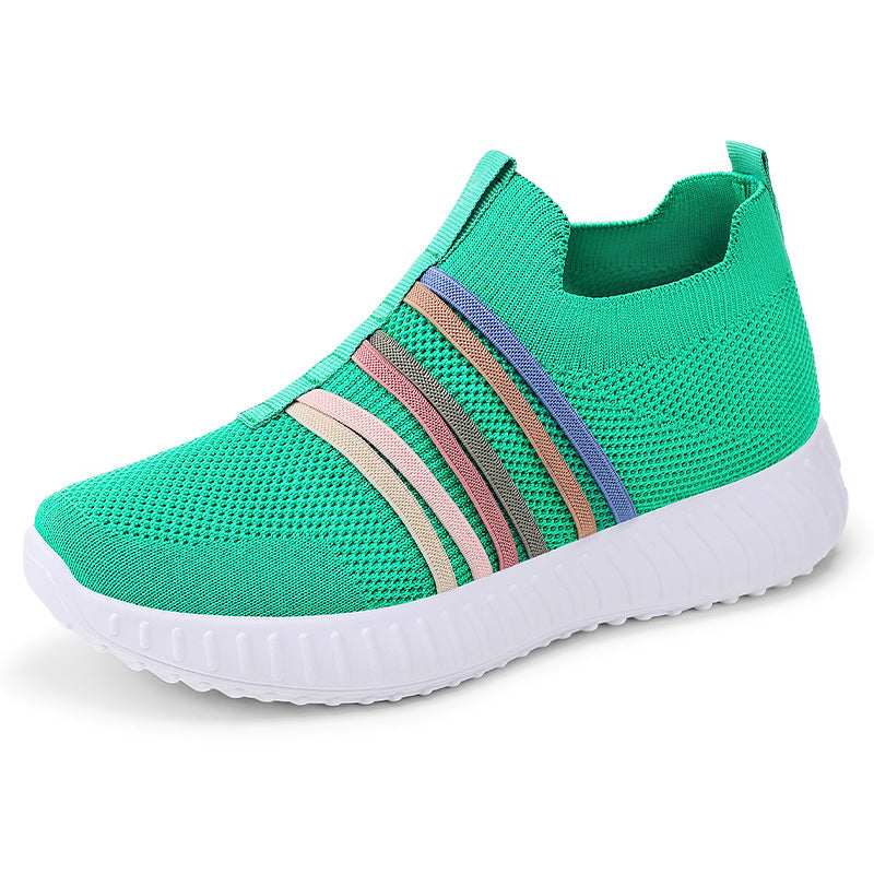 Women's Casual Shoes Breathable Mesh Surface Plus Size Soft Bottom Pumps