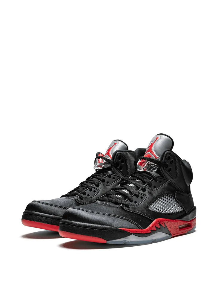 Air Jordan 5 Retro Satin Bred Sneakers