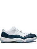 Air Jordan 11 Low Retro Blue Snakeskin Sneakers