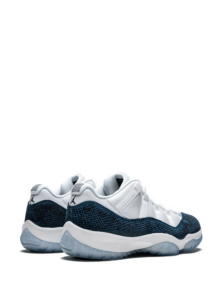 Air Jordan 11 Low Retro Blue Snakeskin Sneakers