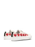 Comme Des Gar ns Play X Converse Chuck 70 Ox Multi Hearts White Sneakers