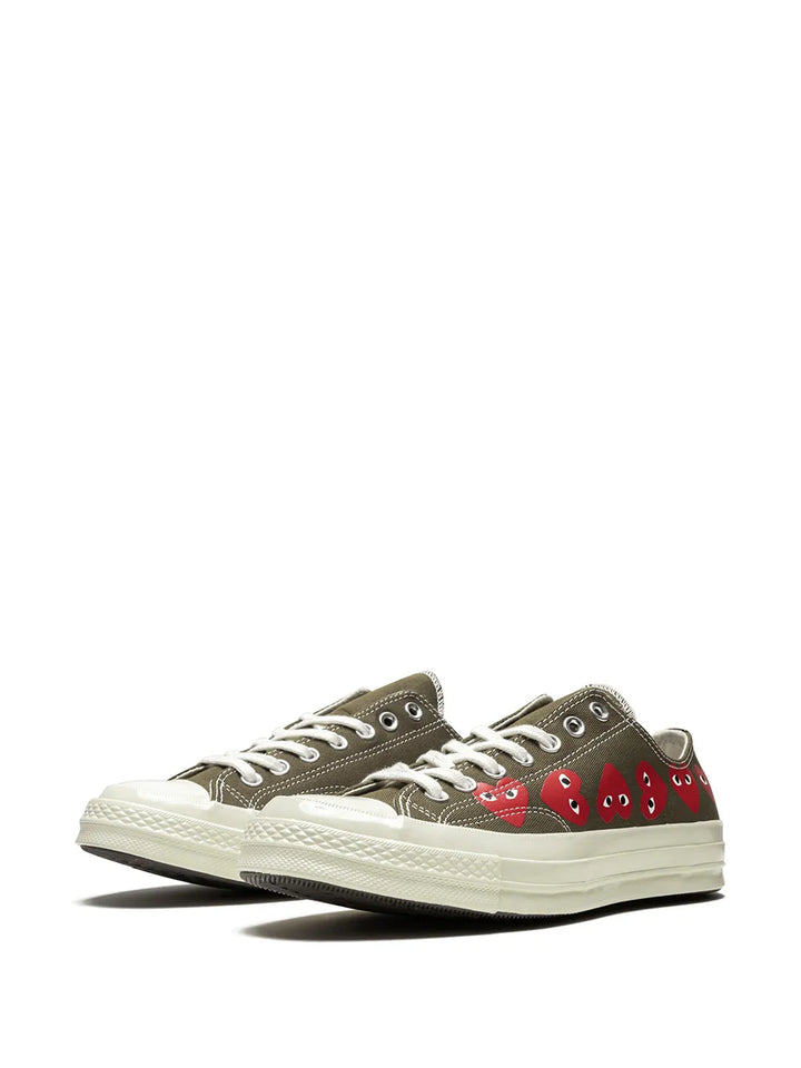 Comme Des Gar ns Play X Converse Chuck 70 Multi Hearts Sneakers