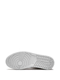 Air Jordan 1 Mid Triple White Sneakers