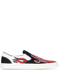 Amiri Flame Appliqu Slip-On Sneakers