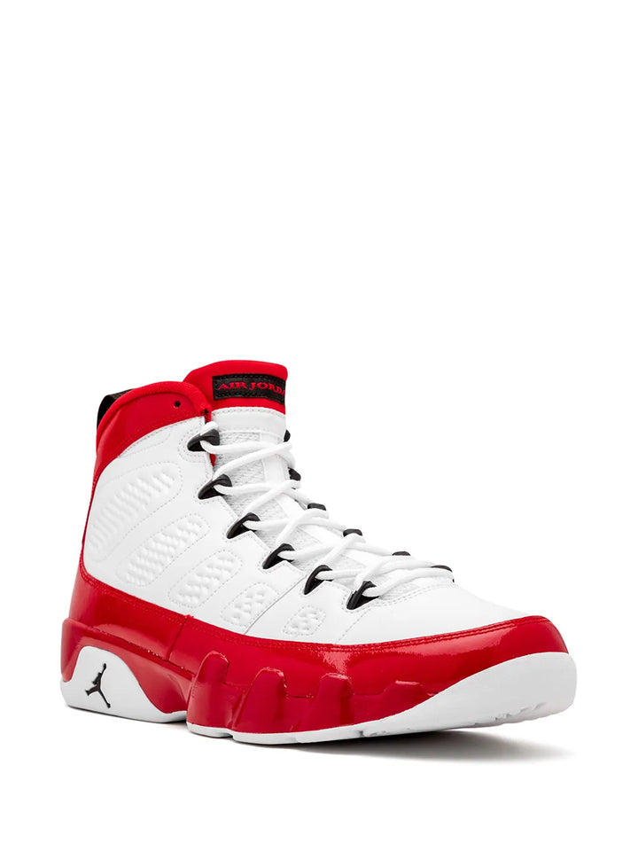 Air Jordan 9 White/Red/Black Sneakers
