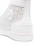 Christian Louboutin Louis Logo-Print Leather High Top Sneakers