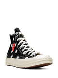 Comme Des Gar ns Play X Converse Chuck 70 Hi Sneakers