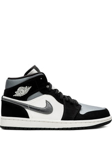 Air Jordan 1 Mid Se Satin Grey Sneakers
