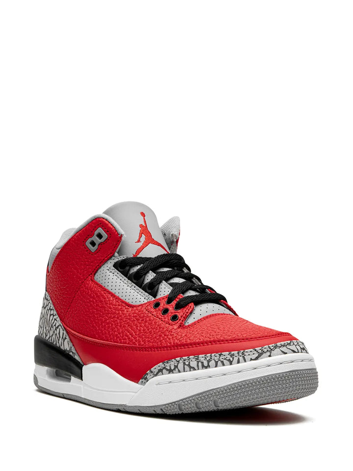 Air Jordan 3 Retro Red Cement/Unite Sneakers