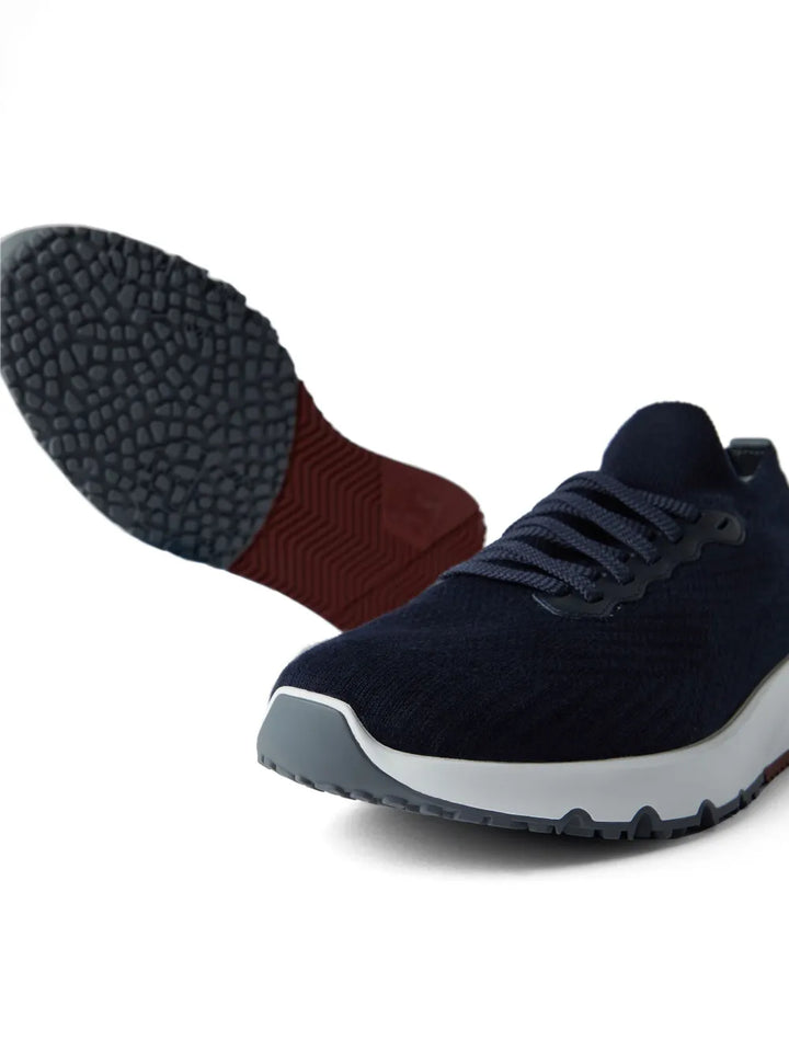Brunello Cucinelli Lace-Up Mesh Sneakers