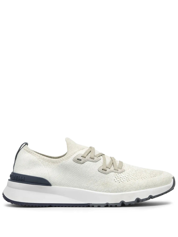 Brunello Cucinelli Perforated-Detail Low-Top Sneakers