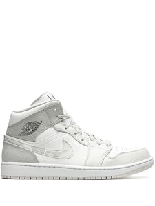 Air Jordan 1 Mid White Camo Sneakers