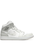 Air Jordan 1 Mid White Camo Sneakers