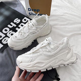 New Fashion Mens Shoes Spring Korean Retro Daddy Shoes Fashion Running Shoes Leisure Thick Soled Shoes