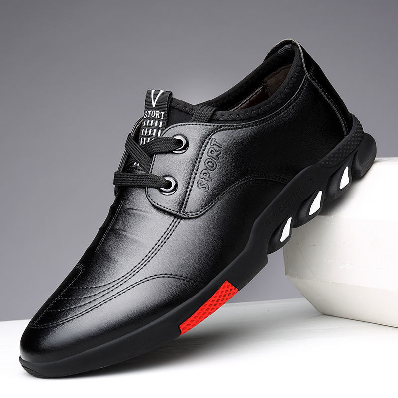 New Style Inner Heightening Men's Shoes Breathable Casual Leather Shoes