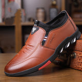 New Style Inner Heightening Men's Shoes Breathable Casual Leather Shoes