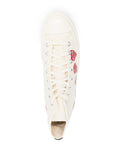 Comme Des Gar ns Play X Converse Chuck 70 Hi Multi Hearts White Sneakers