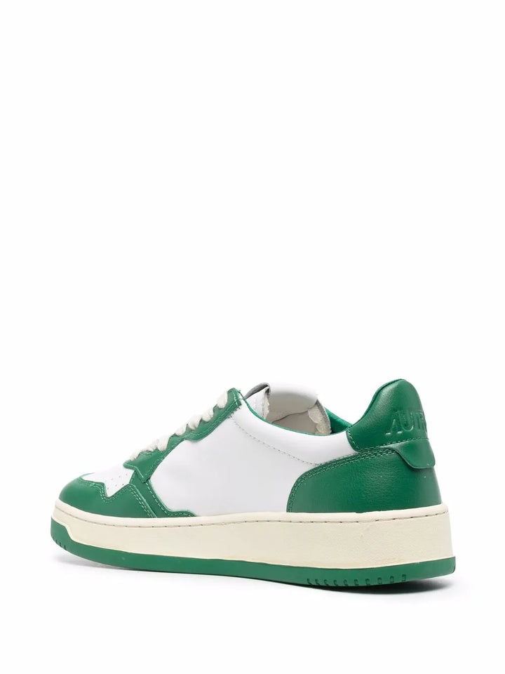 Autry Two-Tone Lace-Up Sneakers