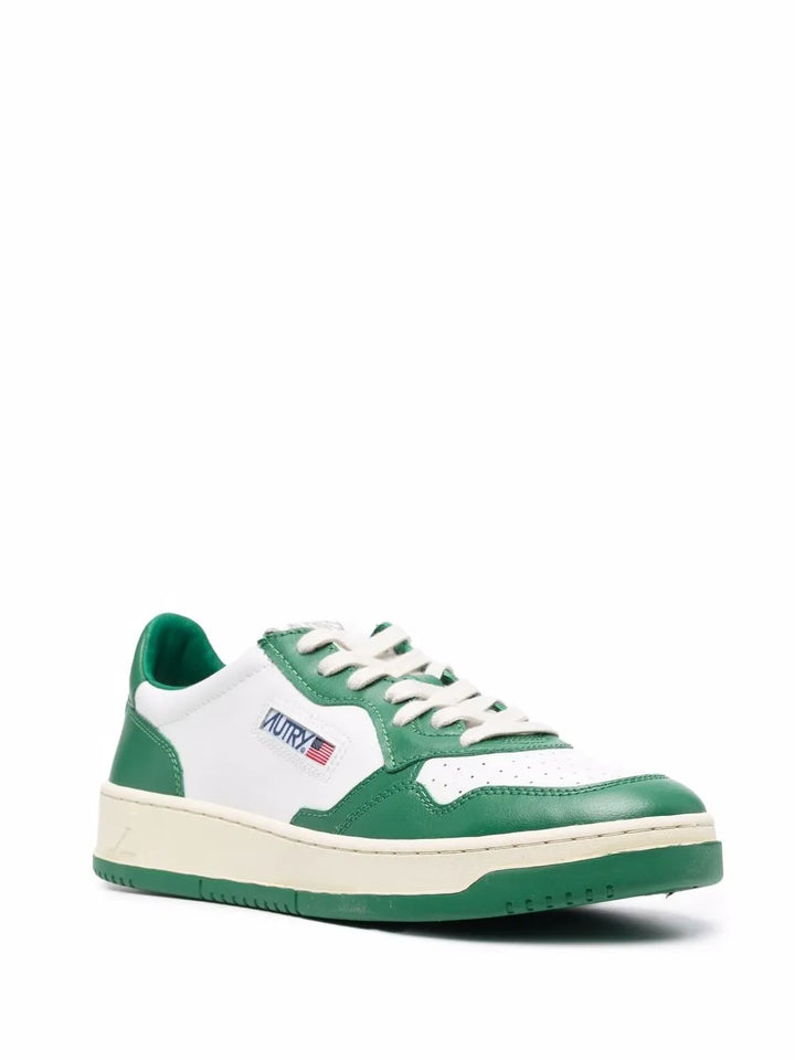 Autry Two-Tone Lace-Up Sneakers