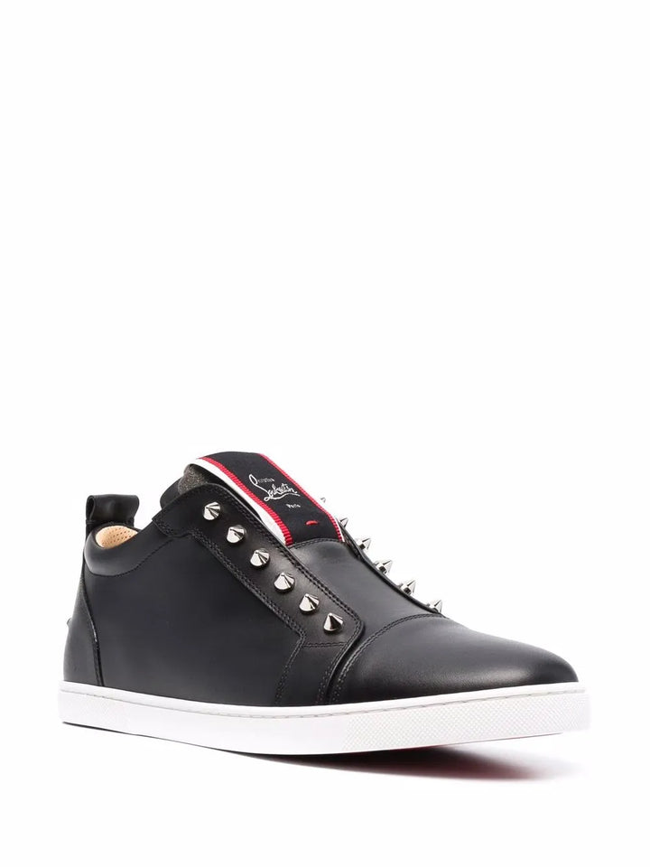Christian Louboutin F.A.V Fique A Vontade Leather Sneakers