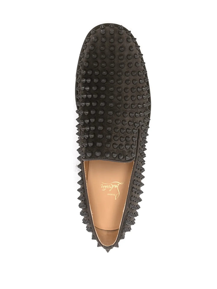 Christian Louboutin Roller Spike-Embellished Slip-On Sneakers