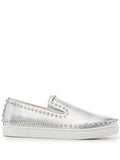 Christian Louboutin Pik Spike-Stud Leather Sneakers