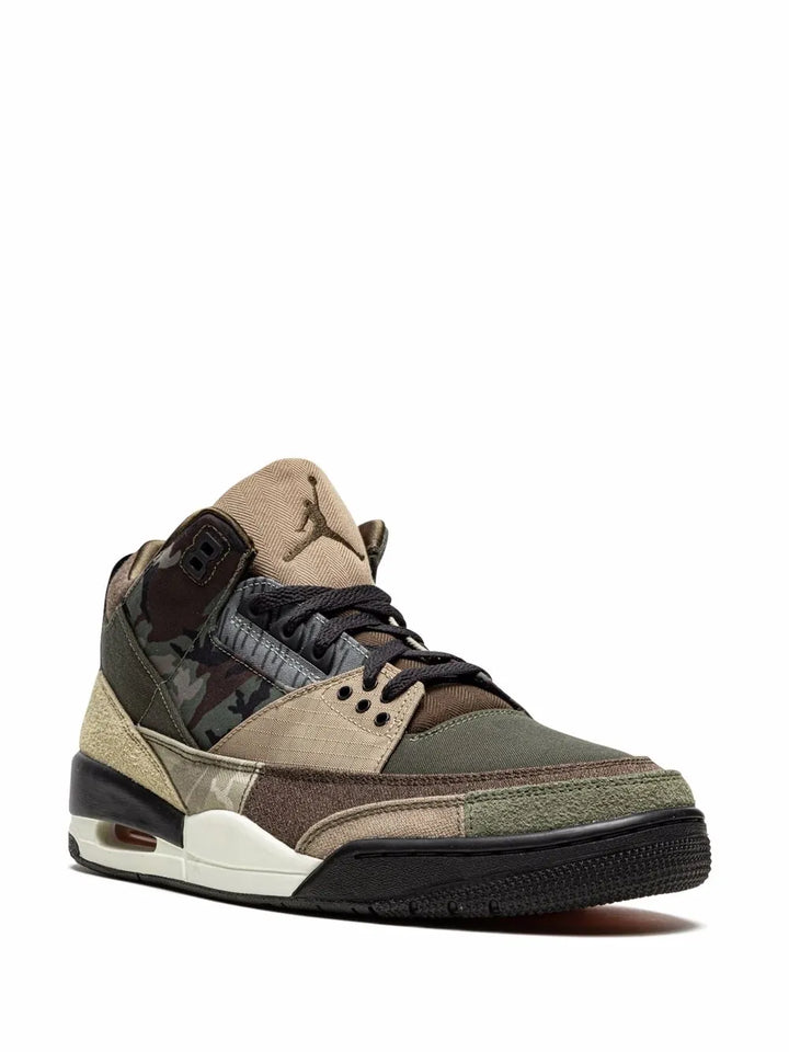 Air Jordan 3 Patchwork Camo Sneakers