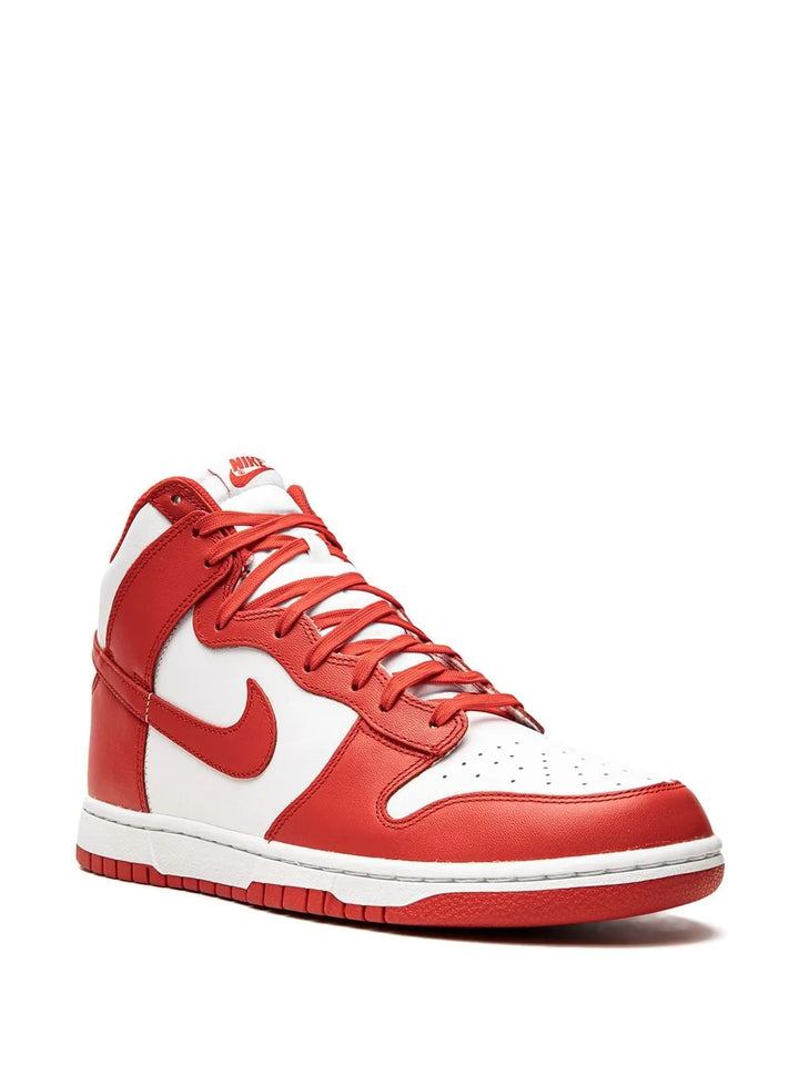 Dunk High White/University Red Sneakers