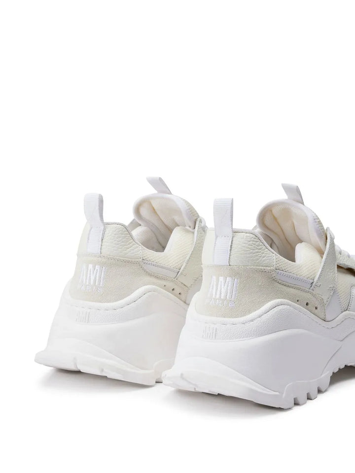 Ami Paris Panelled Low-Top Sneakers