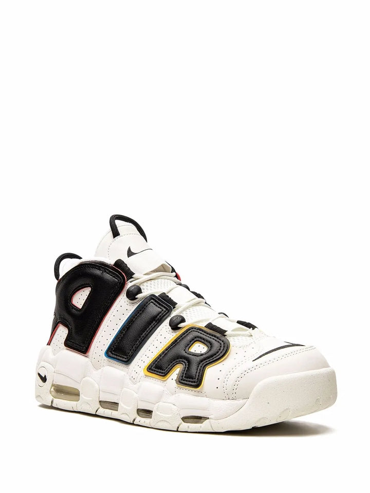 Air More Uptempo Primary Colors Sneakers