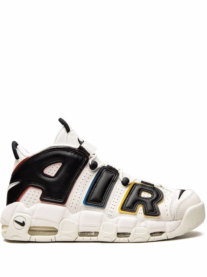 Air More Uptempo Primary Colors Sneakers