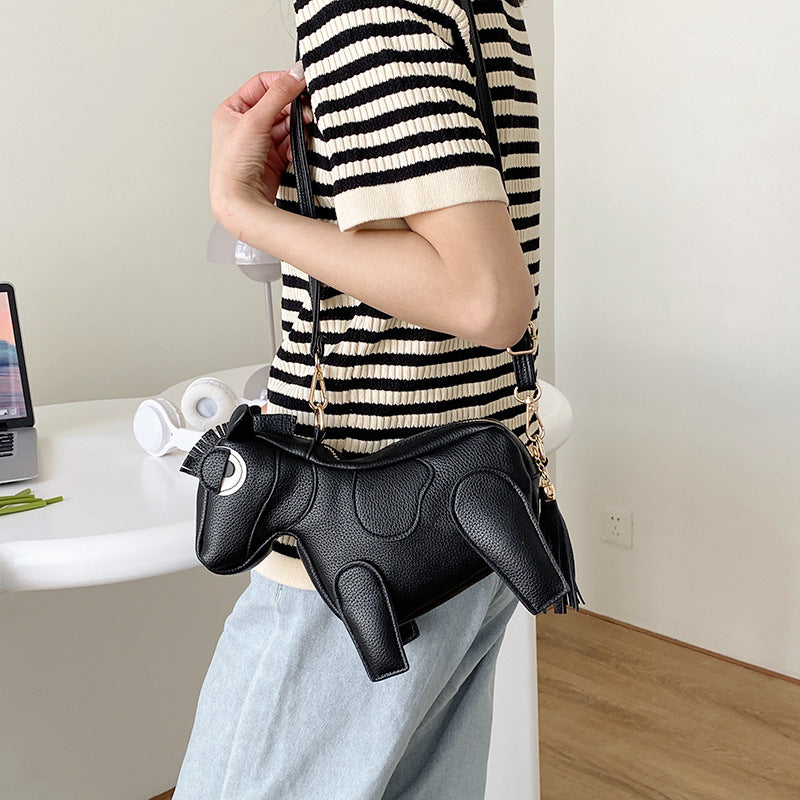 Creative Doll Single Shoulder Crossbody Niche Phone Small Square Bag
