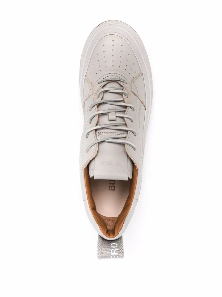 Buttero Leather-Panelled High-Top Sneakers