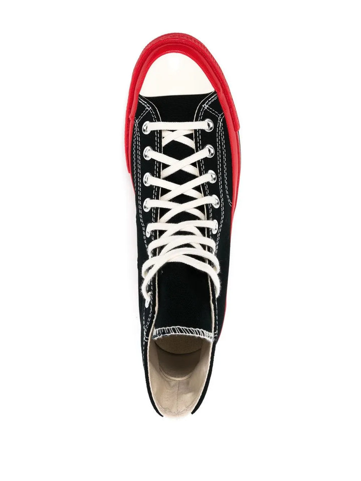 Comme Des Gar ns Play X Converse Chuck 70 High-Top Sneakers