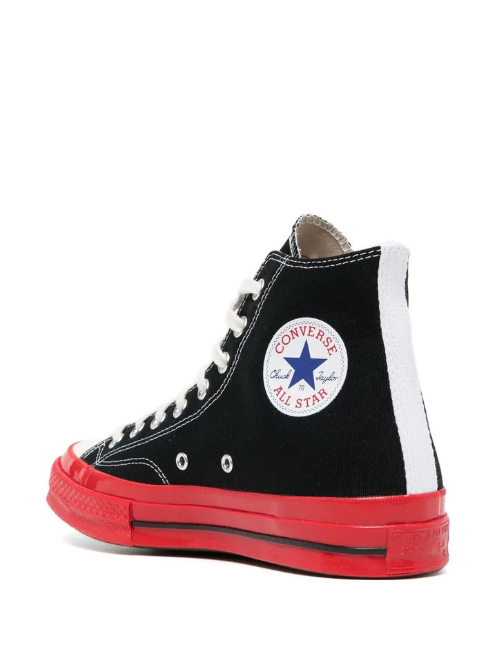 Comme Des Gar ns Play X Converse Chuck 70 High-Top Sneakers