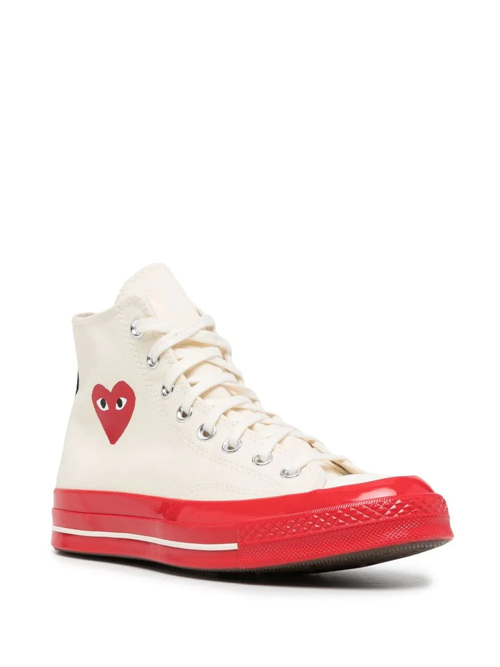 Comme Des Gar ns Play X Converse Chuck 70 High-Top Sneakers