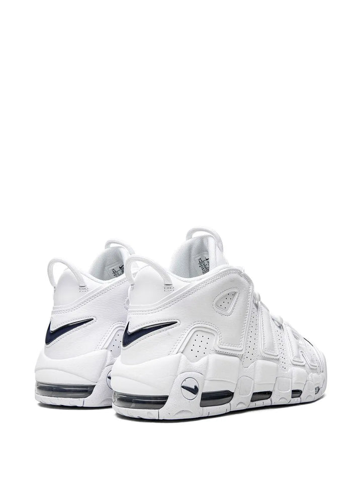 Air More Uptempo White/Midnight Navy Sneakers